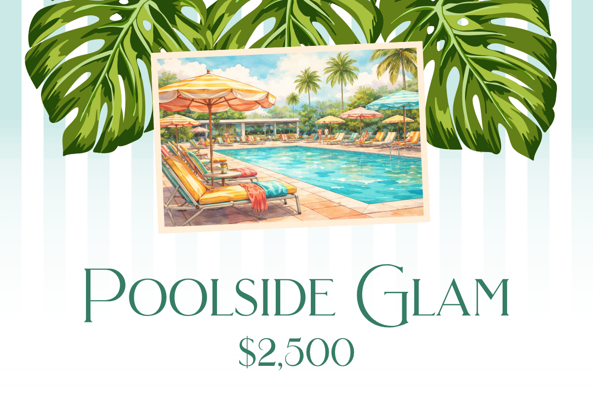 Parti Gras 2026 Sponsorship Level for Poolside Glam ($2500)